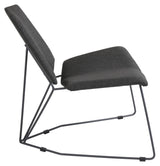 Brafab Pollux Lounge Chair, Dark Grey