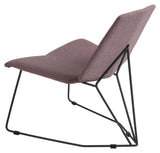 Brafab Pollux Lounge Chair, Dark Grey/Pony