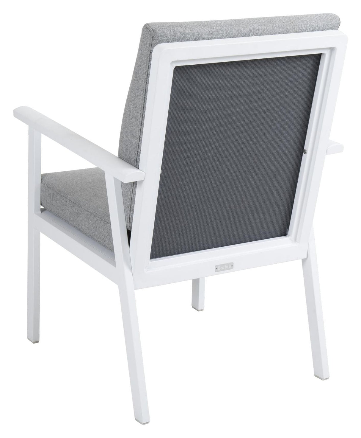 Brafab Samvaro Garden Chair med armlener, hvit