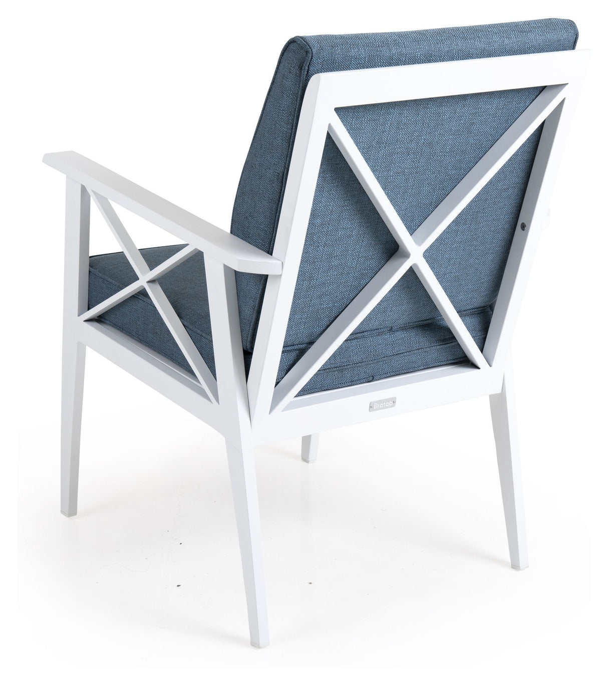 Brafab Sottenville Garden Chair, White With Pute