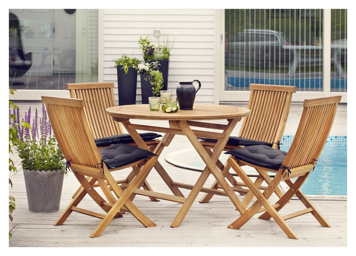 Brafab Torino Garden Table Teak, Ø100