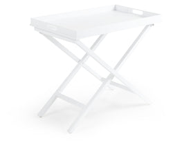 Brafab Vero Folding Table m/Tray 70x40, White