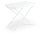 Brafab Vero Folding Table m/Tray 70x40, White