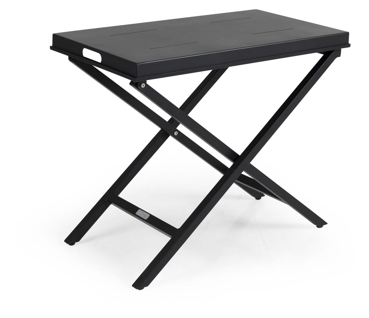 Brafab Vero Folding Table m/Tray 70x40, Black