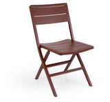 Brafab Wilkie Folding Chair, Rust Red Aluminium