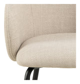 Eleanor spisestol med armlener, beige stoff