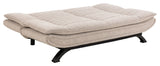 Faith Sofa Bed With Click and Clack, Beige Fabric