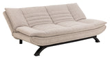 Faith Sofa Bed With Click and Clack, Beige Fabric