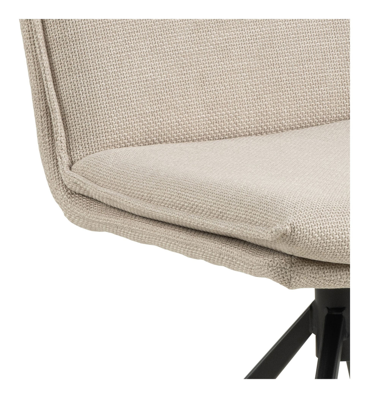 Flynn spisestol med sving, beige stoff