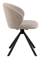 Pippa spisestol med sving, beige stoff