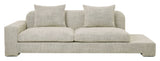 Bay 3-seters sofa, venstre, lett beige