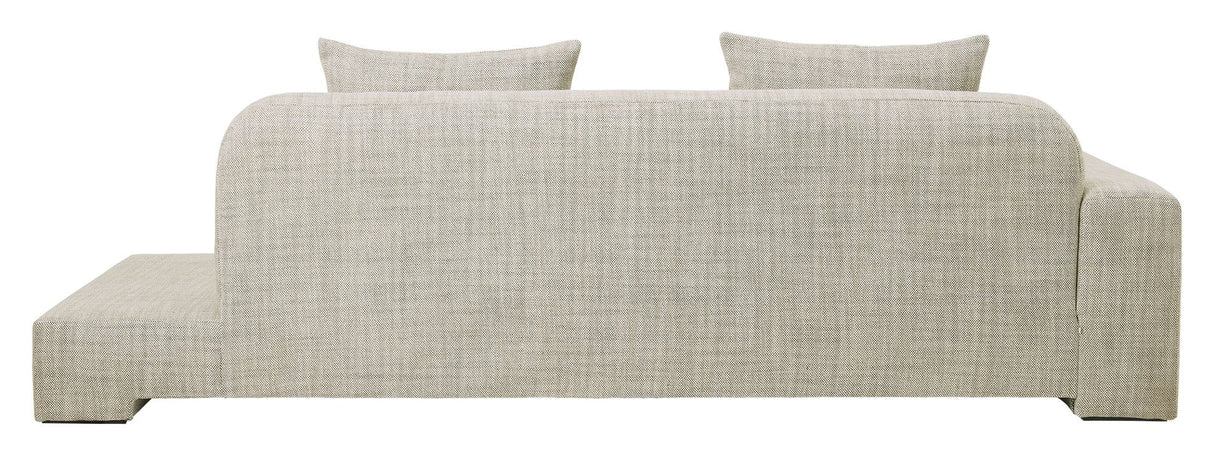 Bay 3-seters sofa, venstre, lett beige