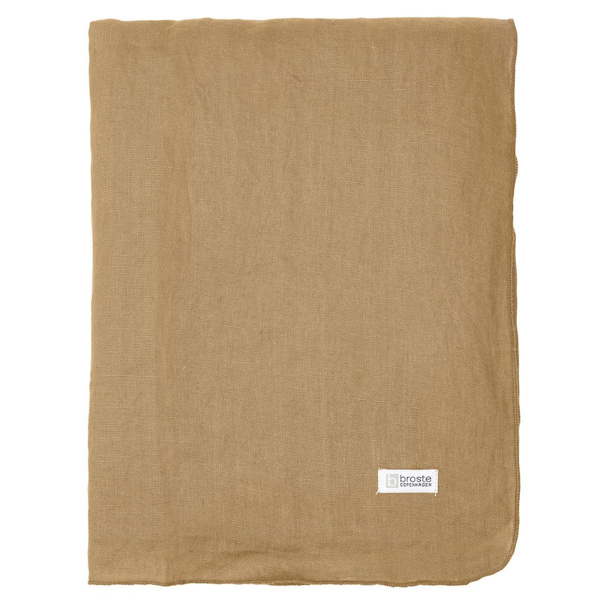 Gracie Linen Deskoth Indian Tan, 160x200 cm