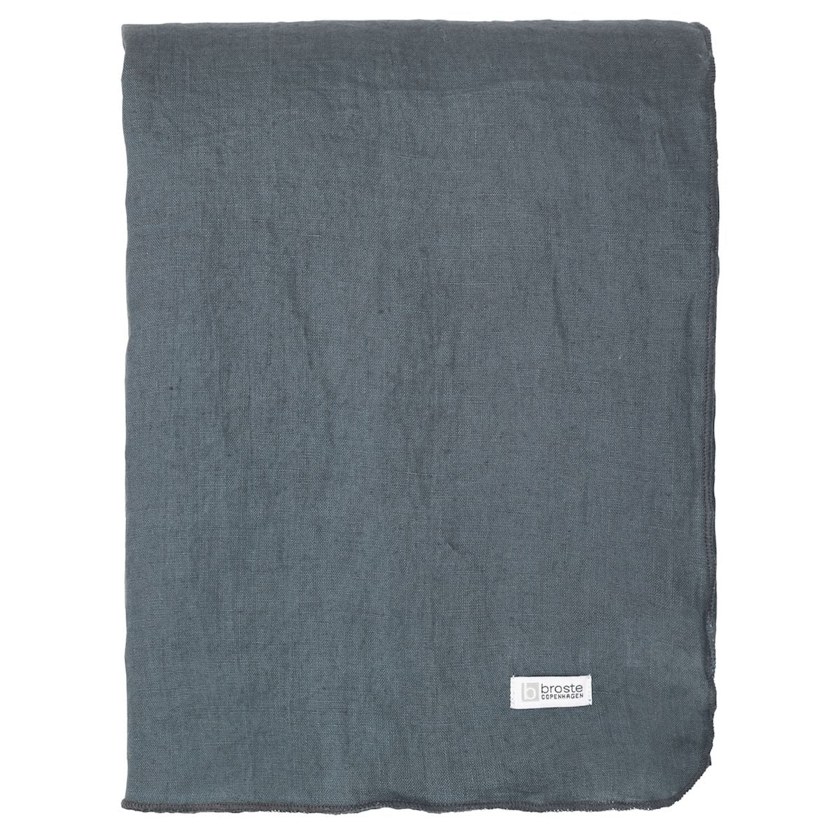 Gracie Flax Dug Petrol Blue, 160x300 cm