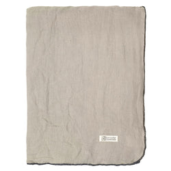 Gracie Flax gravd ganske enkelt Taupe, 160x200 cm