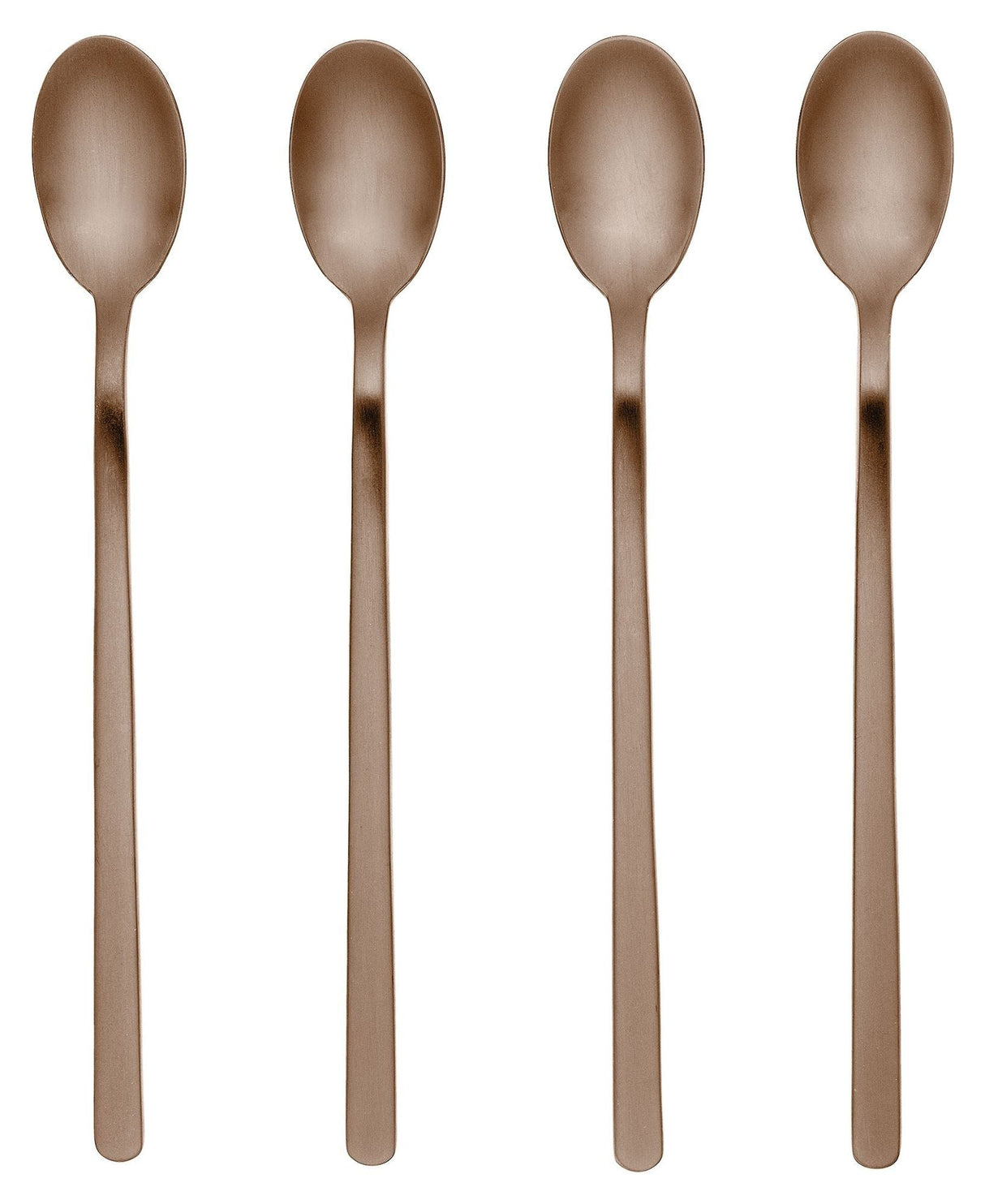 Hune Latte Spoons, Set/4, Titanium Espresso