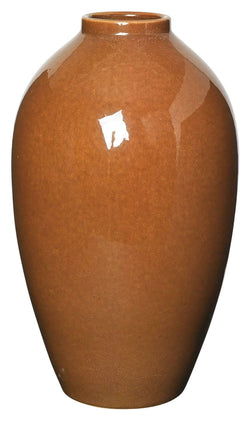 Ingrid keramisk vase, karamell