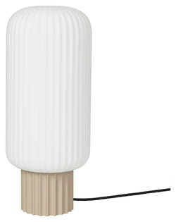 Lolly bordlampe sand/opal hvit, ø16