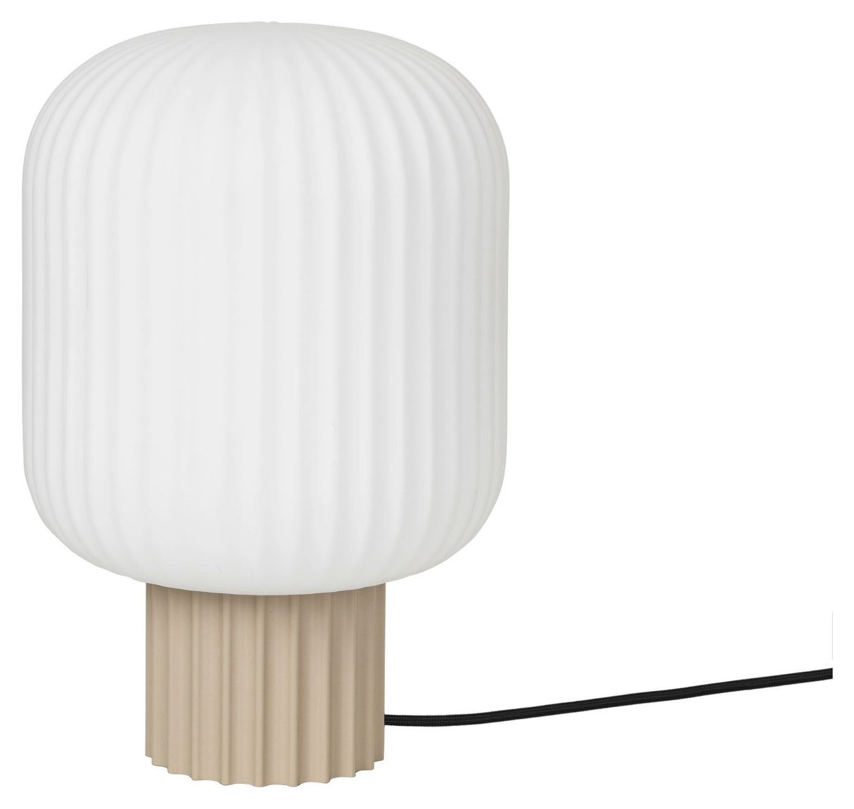 Lolly bordlampe sand/opal hvit, Ø20