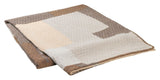 Patch -sengeteppe - beige/brun