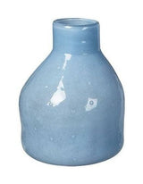 Silas Munnblåst glassvase, lyseblå 