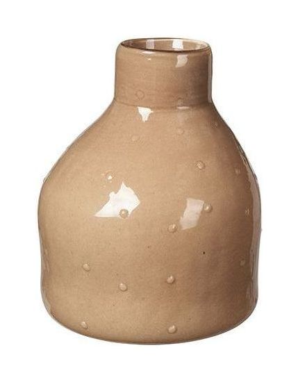 Silas munnblåst glassvase, sand