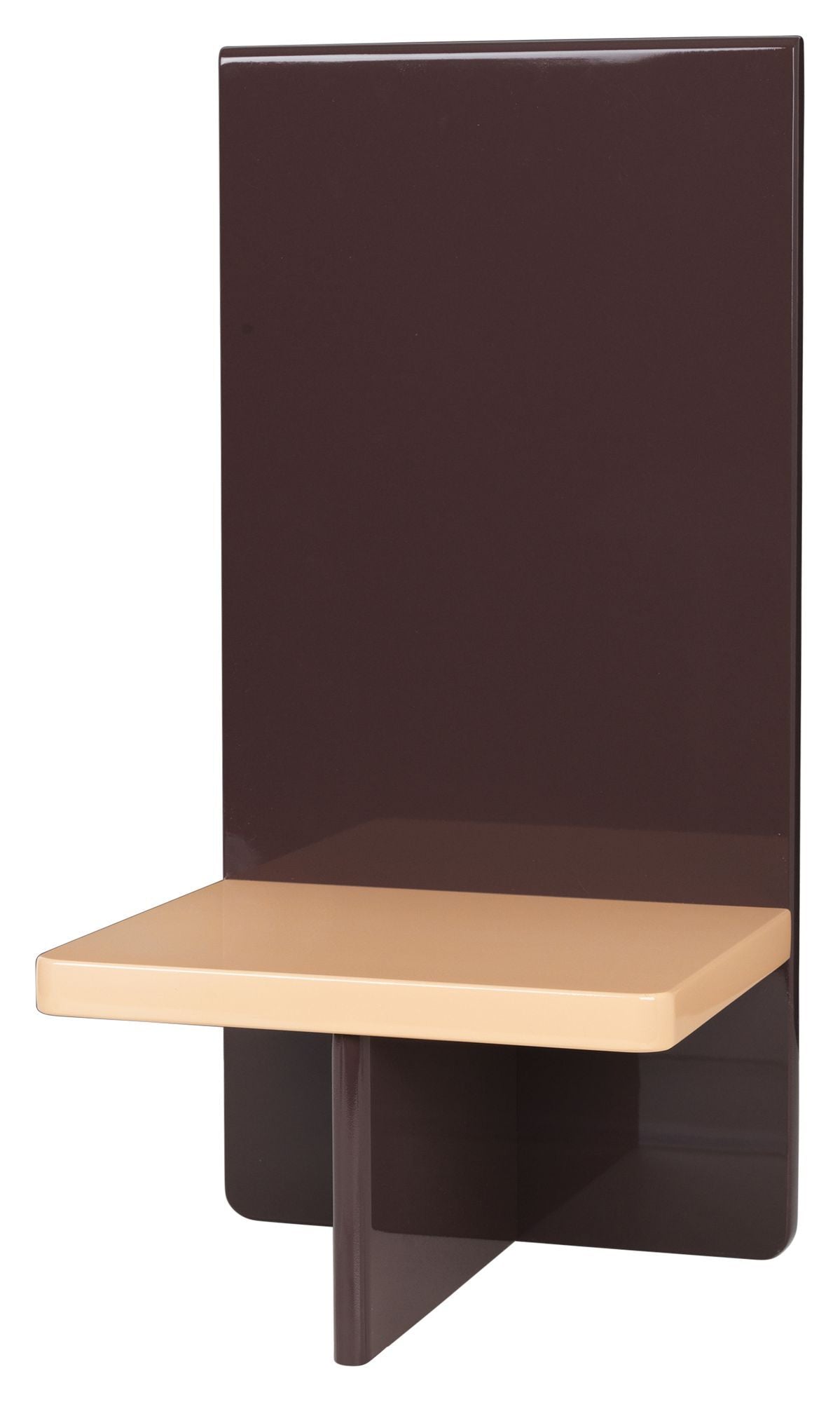 Tenna Shelf Aubergine/Dusty Peach MDF