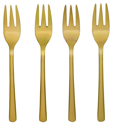 Tvis Cake Forks, sett/4, Titanium Rose Gold 