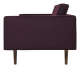 Vind 3-seters sofa, Bordeaux rød