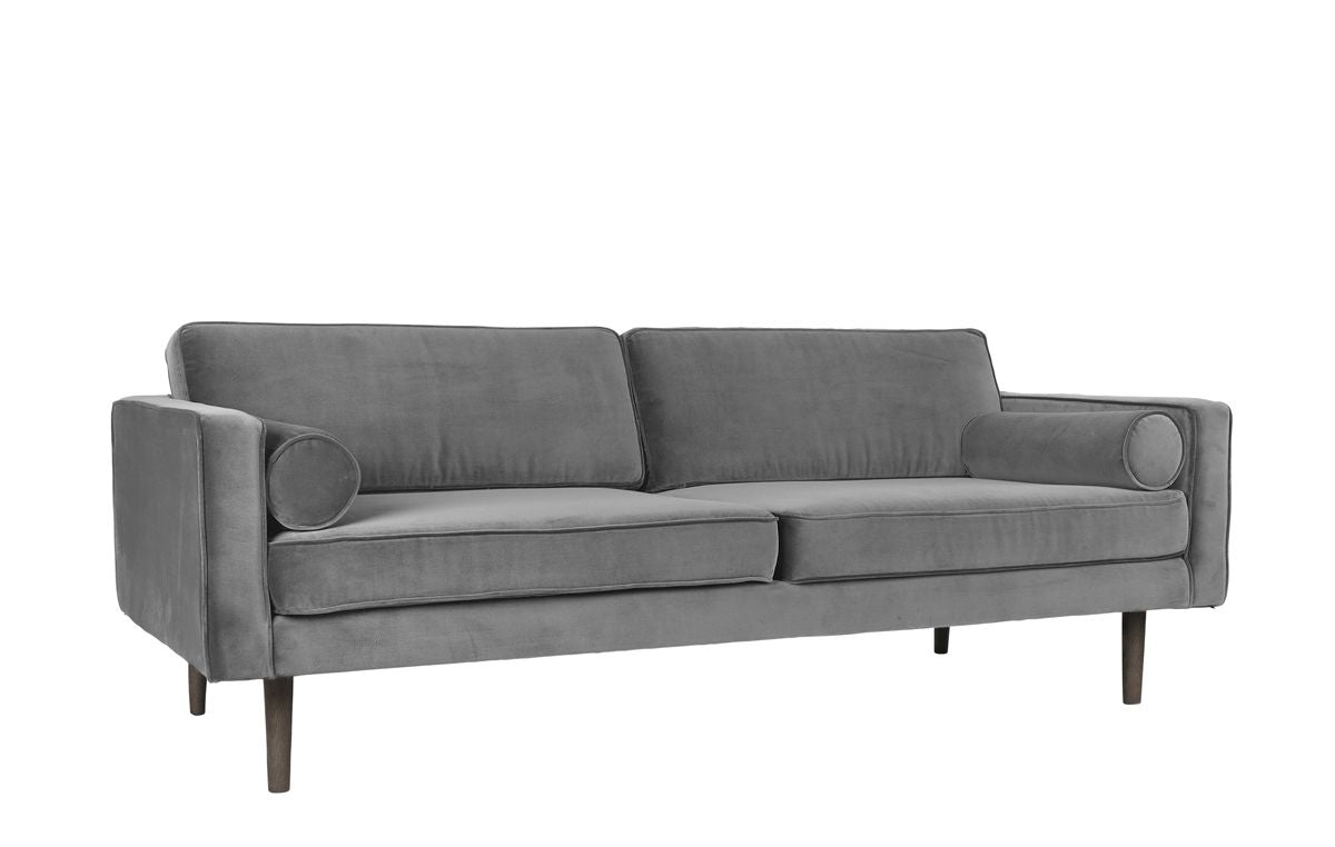 Vind 3-er. Sofa, duskregn velour