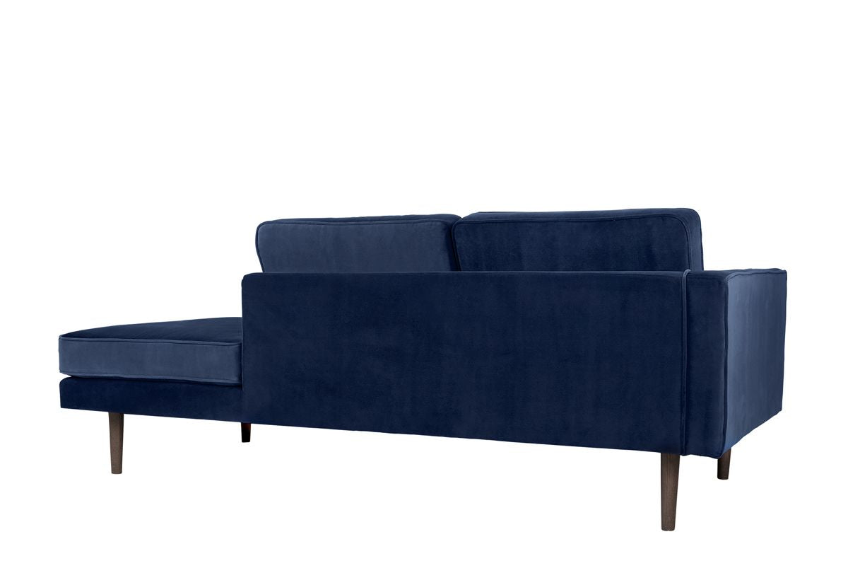 Vind Chaiselong, Insignia Blue Velvet