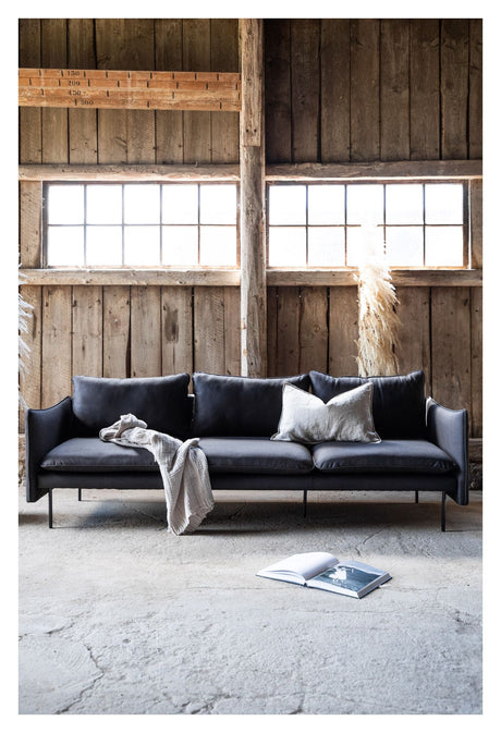 Brunskär 3 -seters sofa - svart