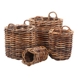 Burton Basket, Round Basket Set med 4 stk.