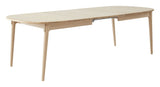 Findahl, Miro Dining Table 184x106 - Eik/hvit pigmentert oljet