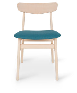 Findahl Mosbøl Dining Chair, Beech/Turquoise