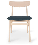 Findahl Mosbøl Dining Chair, Beech/Dark Blue