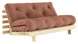 Røtter 160 sofa seng, furu/leirbrun,