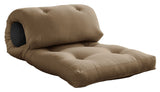 Wrap Futon, Dark Grey/Mocca