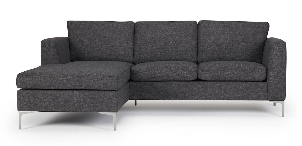 Shea 2-pers. Sofa Gray, med venstre venstre sjeselong