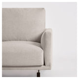 Galen 3-personer. Sofa med venstre venstre sjeselong, B194, Beige Chenille