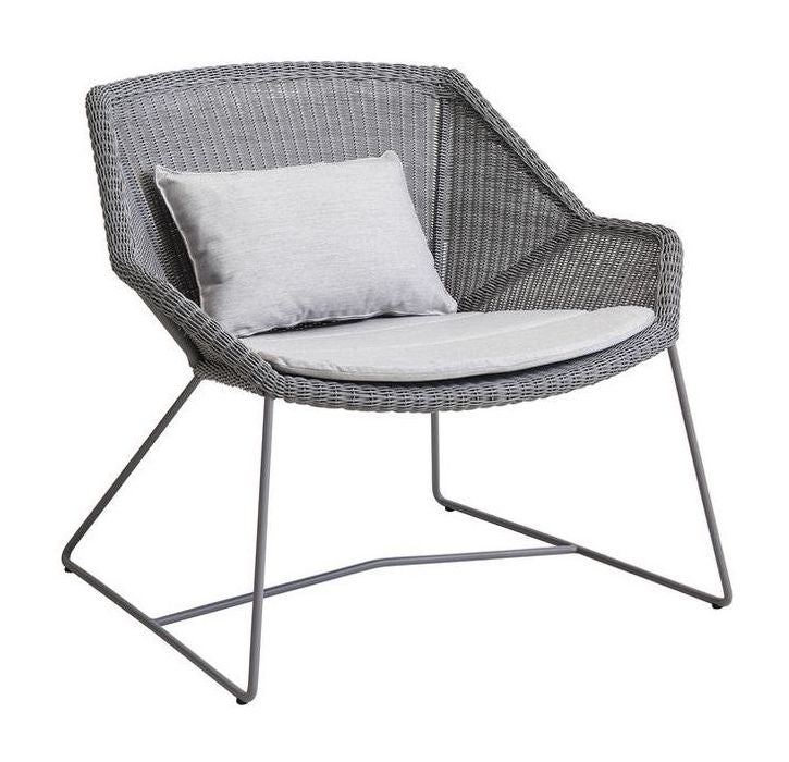 Cane-Line Breeze Lounge Chair Pute Set, Light Grey