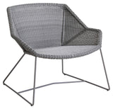 Cane-Line Breeze Lounge Chair, Light Grey