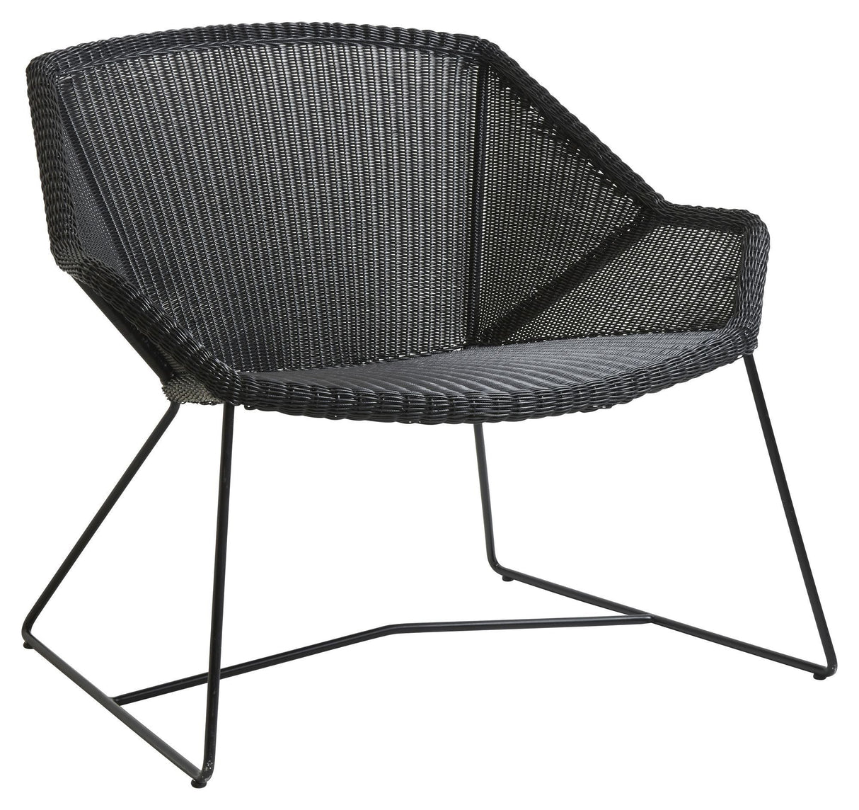 Cane-Line Breeze Lounge Chair, Black