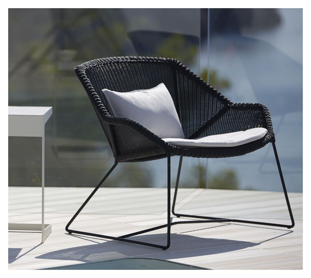 Cane-Line Breeze Lounge Chair, Black