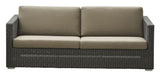 Cane-line Chester 3-per. Lounge sofa, grafitt