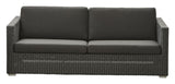 Cane-line Chester 3-per. Lounge sofa, grafitt