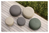 Cane-line Circle Pouf Dark Grey, Cane-Line mykt tau, Ø52