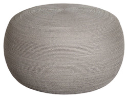 Cane-line Circle Puf taupe, stokklinje mykt tau, Ø75