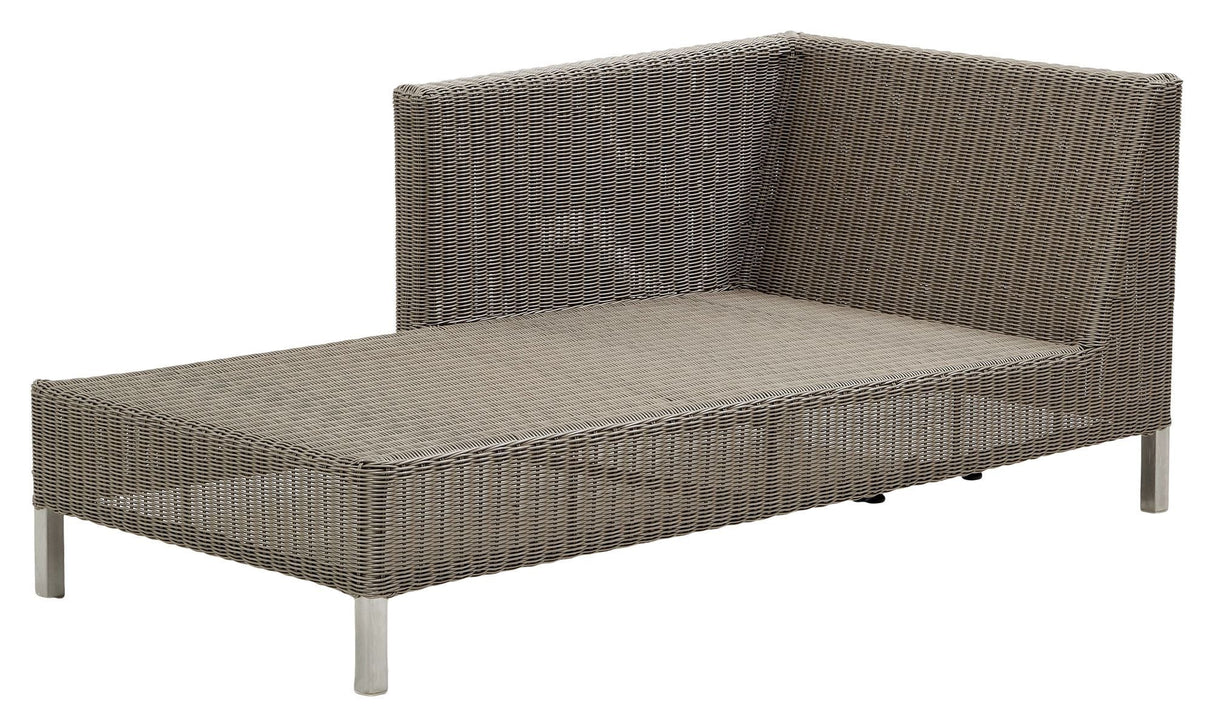 Cane-Line Connect Chaise Lounge Module Left, Taupe