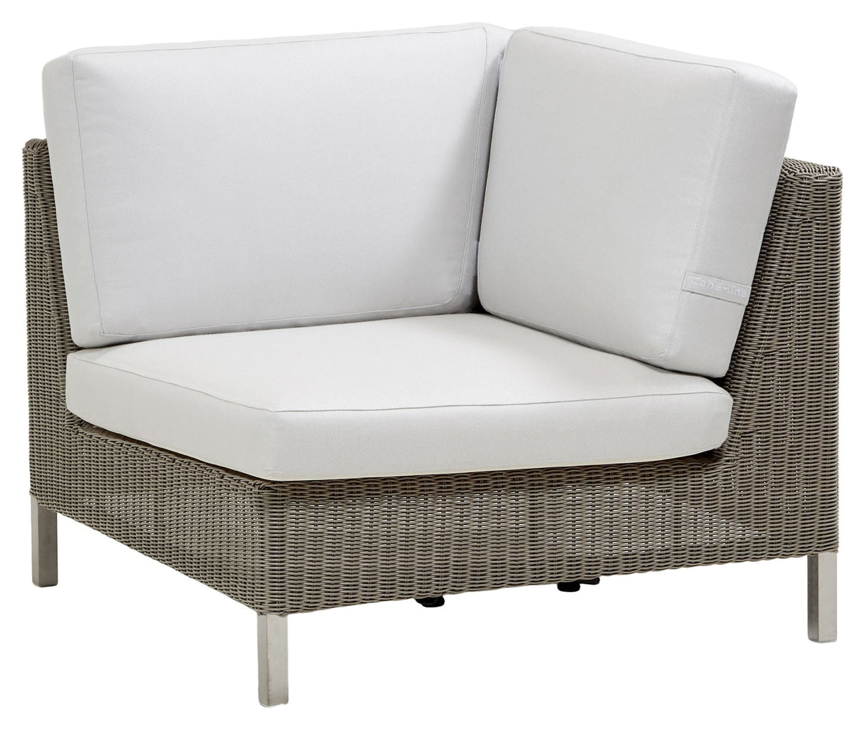 Cane-Line Connect Sofa Corner Module, Taupe